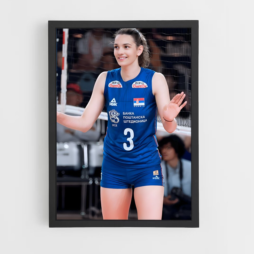 Poster Voleuse de Gloire – affiche Volleyball (vue 2)